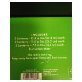 6pc Polka Dot Novelty Lantern Set Black/Cream/Green - kate spade new york x Target - Retail: $12