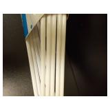 5pk Super Heavyweight Plastic Hanger White - Room Essentialsâ¢: Heavy Duty Clothes Storage & Organization Hangers - Retail: $13