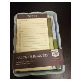 Best Teacher Ever Desk Organization Set with Coffee Mug - Retail: $15