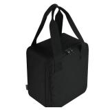 Beautyflier Travel Carrying Bag for Navage Nasal Irrigation System, Countertop Caddy Neti Pot Storage Bag, Portable Nose Cleaner Bag for Sinus Organizer with Hanging Strap (Bag Only, Black) - Retail: 