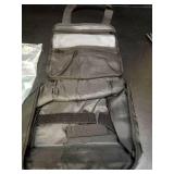 Beautyflier Travel Carrying Bag for Navage Nasal Irrigation System, Countertop Caddy Neti Pot Storage Bag, Portable Nose Cleaner Bag for Sinus Organizer with Hanging Strap (Bag Only, Black) - Retail: 