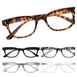 BLS BLUES 5 Packs Reading Glasses for Women Blue Light Blocking, Vintage Computer Eyewear - Retail: $16