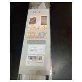 Persilux Cordless Zebra Blinds for Windows Free-Stop Window Blinds (34\" W X 64\" H, White) Dual Layer Light Control for Day and Night, Light Filtering Sheer Shades for Home, Bedroom, Easy to Install 