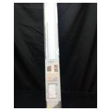 Persilux Cordless Zebra Blinds for Windows Free-Stop Window Blinds (34\" W X 64\" H, White) Dual Layer Light Control for Day and Night, Light Filtering Sheer Shades for Home, Bedroom, Easy to Install 