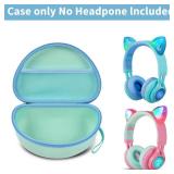 Headphone Case for Riwbox CT-7 Pink/for Jack CT-7S Cat Green 3.5mm/ for iClever IC-HS01/for Picun/for FosPower Bluetooth Wireless Over-Ear Headphones Headset Box Only,Green - Retail: $17