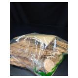 Saypacck 50 Pack Rustic Kraft Baby Shower Gifts Bag with Tissue Papers Baby Shower Paper Bags with Handle and 50 Tissue Tags Twine for Guests Gifts Gender Reveal Favors - Retail: $25