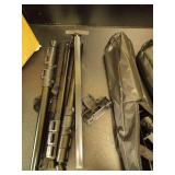 Art Painting Display Artist Easel Stand,Ns Jymb Portable Metal Adjustable Easels for Painting Canvases Height from 17 to 66 Inch - Carry Bag for Table-Top/Floor Displaying and Wedding Signs - Black - 