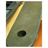 Generic 2Pcs Universal Office Chair Armrest Replacement Convenient Accessory Movable, 4 Holes, 37cmx6.5cmx28cm - Retail: $36