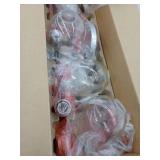 Home Decorators Collection Evelyn 60-Watt Clear Glass Shades Brushed Nickel Finish Vanity 3 Light