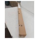 llen roth Bexley 72-in to 144-in Brushed Gold Steel Single Curtain Rod, (Incomplete)