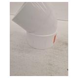 NDS 48115 6 in. Hub x 6 in. Hub Schedule 35 PVC Elbow