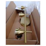 24 inch Brass 3-Light Bathroom Vanity Fixture