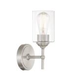 Ayelen 1-Light Brushed Nickel Indoor Wall Sconce  Modern Wall Light