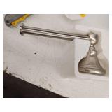 Allen + Roth Jordon Brushed Nickel TP Toilet Paper Holder 1014580