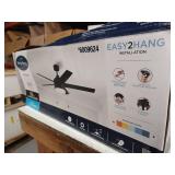 Harbor Breeze 52-inch Black LED Ceiling Fan