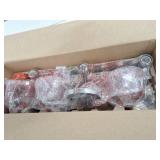 Home Decorators Collection Evelyn 60-Watt Clear Glass Shades Brushed Nickel Finish Vanity 3 Light