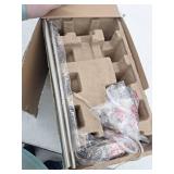 Hampton Bay Pavlen 1-Light Brushed Nickel Contemporary Hanging Mini Pendant with Clear Glass Shade