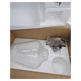 Hunter - Vidria 1-light Brushed Nickel  Small Pendant Light