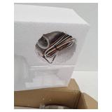 Hunter - Vidria 1-light Brushed Nickel  Small Pendant Light