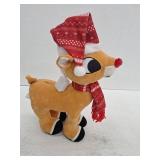 Rudolph 15.35-in Lighted Toys Fabric Plush Toy