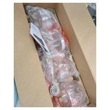 Home Decorators Collection Evelyn 60-Watt Clear Glass Shades Brushed Nickel Finish Vanity 3 Light