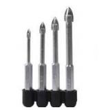 Kobalt Assorted Assorted Assorted Assorted x Set Carbide tipped Right handed Glass and Tile Drill Bit Set