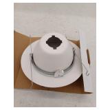 Halo 6in  Recessed Trim, White, (Bulb/Light Not Included)
