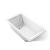 Kohler K-1136 Underscore Collection 66  Drop In Acrylic Bath Tub - White- Retail: $1598