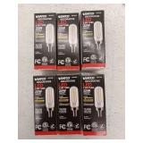Satco Lighting S21340 2.8 Watt Vintage Edison Dimmable T6 Candelabra E12 Led Bulb, 6 Pack