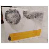 KICHLER Everly 15.25 in. 1-Light Olde Bronze Transitional Shaded Kitchen Bell Pendant Hanging Light with Clear Glass