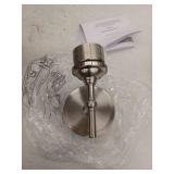 Home Decorators Collection Ayelen 1-Light Brushed Nickel Indoor Wall Sconce, Modern Wall Light