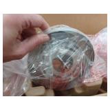 Home Decorators Collection Evelyn 60-Watt Clear Glass Shades Brushed Nickel Finish Vanity 3 Light