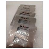 ENERLITES Elite Series Screwless Decorator Wall Plate Child Safe Outlet Cover  Size 2-Gang 4.68  H x 4.73  L  Unbreakable Polycarbonate Thermoplastic  SI8832-NK  Glossy  Nickel, lot of 5