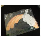 NiHome 3-Tier Iridescent Acrylic Rainbow Earring Organizer, Lightweight & Durable Design 140 Holes for 70 Pairs, Unique Front Row for Special Earrings, 11.8" W x 6.25" H Retail $21.25