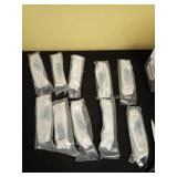 Amerdeco 10 Pack Brushed Satin Nickel 4 Inch(102mm) Hole Centers Kitchen Cabinet Pulls Cabinet Hardware Kitchen Handles for Cabinets Cupboard Handles Drawer Pulls ZH0009BSN Retail $33.99