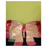 PANRRPERS 2 Pieces Bow Balloon Pink Bowtie Foil Balloon for Birthday Party Baby Shower Bridal Gender Reveal Jumbo Kids Theme Decoration Retail $9.99