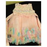 AVAZU 3M-6T 3D Colorful Flower Toddler Baby Girls Wedding Pageant Layered Dresses Wedding Birthday Party Tutu Gown 70/6-9 Mos Retail $32.79