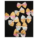 Whaline 8Pcs Ice Cream Bow Hair Clips Ice Cream Ribbon Hair Bow Barrette Summer Colorful Hairgrips Alligator Hair Clips for Girls Women Hair Accessories Birthday Party Supplies, 4 Design Retail $12.49