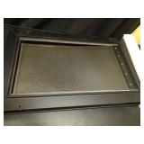 Dog Door for Door All Aluminum 3 Flaps Black, Large Dog Doggy Doggie Door, Heavy Duty Pet Door for Dogs Cats, with Insulation Flap, Telescoping Tunnel, Sliding Closing Panel, for Pets Up to 110lb - Re