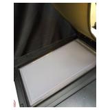 Dog Door for Door All Aluminum 3 Flaps Black, Large Dog Doggy Doggie Door, Heavy Duty Pet Door for Dogs Cats, with Insulation Flap, Telescoping Tunnel, Sliding Closing Panel, for Pets Up to 110lb - Re