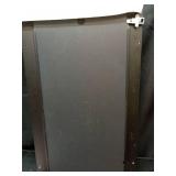 Dog Door for Door All Aluminum 3 Flaps Black, Large Dog Doggy Doggie Door, Heavy Duty Pet Door for Dogs Cats, with Insulation Flap, Telescoping Tunnel, Sliding Closing Panel, for Pets Up to 110lb - Re