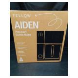 Fellow Aiden Precision Coffee Maker - 10-Cup Thermal Carafe, Built-In Brewing Guidance, Scheduling, Removable Water Tank, Matte Black - Retail: $400