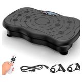 Vibration Plate Exercise Machine for Lymphatic Drainage Weight Loss, Whole Body Workout Vibration Fitness Platform ,Home Training Equipment ,Sport Gym for Weight Loss Fat Burner for Women Men - Retail