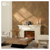 Soon Global Acoustical Wall Panels, 6-Piece 23.62 X 23.62 Inches Art Acoustic Panels, Decorative Acoustic Panels, Acoustic Wall Panels, Sound Absorbing Wall Art, Arcadian Vortex - Retail: $130