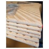 Soon Global Acoustical Wall Panels, 6-Piece 23.62 X 23.62 Inches Art Acoustic Panels, Decorative Acoustic Panels, Acoustic Wall Panels, Sound Absorbing Wall Art, Arcadian Vortex - Retail: $130