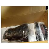 wurzee 52\" Flush Mount Low Profile Ceiling Fan, Black,6 Speeds DC Reversible Motor,Timing, Dimmable for Indoor, Patio,Porch, Garage, Shop - Retail: $90