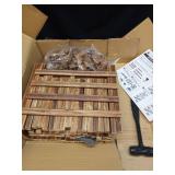 Bamworld Plant Stand Indoor Outdoor Tall Plant Shelf for Multiple Plants Pots Wood Flower Stand Large Flower Holder for Living Room, Patio, Balcony, Garden Decor, Brown - Retail: $29