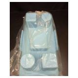 Top Cup Phone Holder Tray Storage Lid for Stanley Compatible with Bogg Bag XL Cover, Cup Organizer Holder Waterproof Silicone Multifunctional Storage Box for Outdoor Beath Camping Travel (Blue, XL) - 