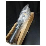 BRIOFOX Shower Curtain Rod 43-73 Inches Matte Black, Rustproof and Non-Fall Down Spring Tension Rod for Window or Bathroom, Stainless Steel - Retail: $30