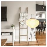 CMHSYTKE Paper Floor Lamp, Noguchi Rice Paper Lamp for Wabi Sabi Decor, Akari Paper Floor Lamp for Bedroom/Living Room - Retail: $95